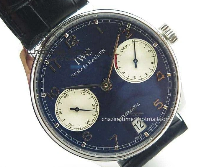 MIROTIME 0209 Portuguese Real PR IW500112 ZF 1:1 Laureus Edition On Black Leather Strap A Flexible 7369